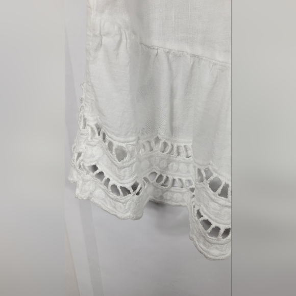 Valentina Naldi Linen Top #653 Size S - Picture 7 of 10